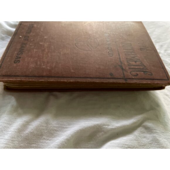 The Stone Arithmetic Advanced State Of Kansas Hardcover 1911 Vintage Book - Picture 6 of 16